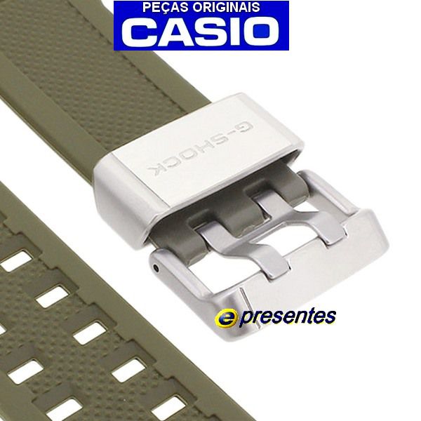 Pulseira Casio G-shock Resina VERDE GW-A1100KH-3A * 100% autentica - E-Presentes