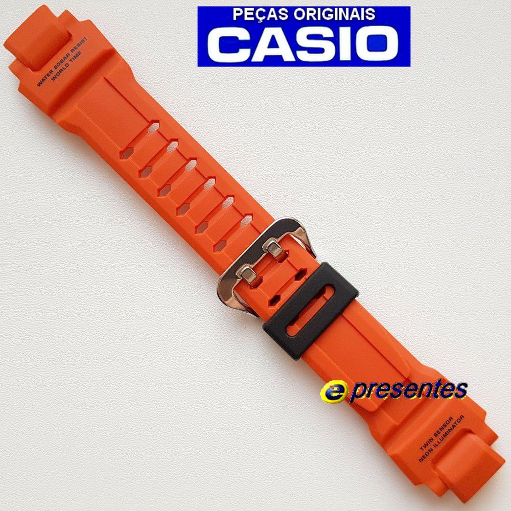 Pulseira Casio Ga-1000-4a G-Shock Cor Laranja - 100% autentica  - E-Presentes