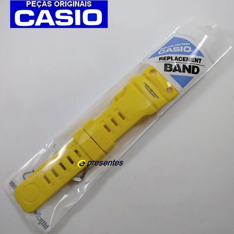 Pulseira e Bezel (capa) Casio G-Shock GN-1000-9a Amarelo - E-Presentes