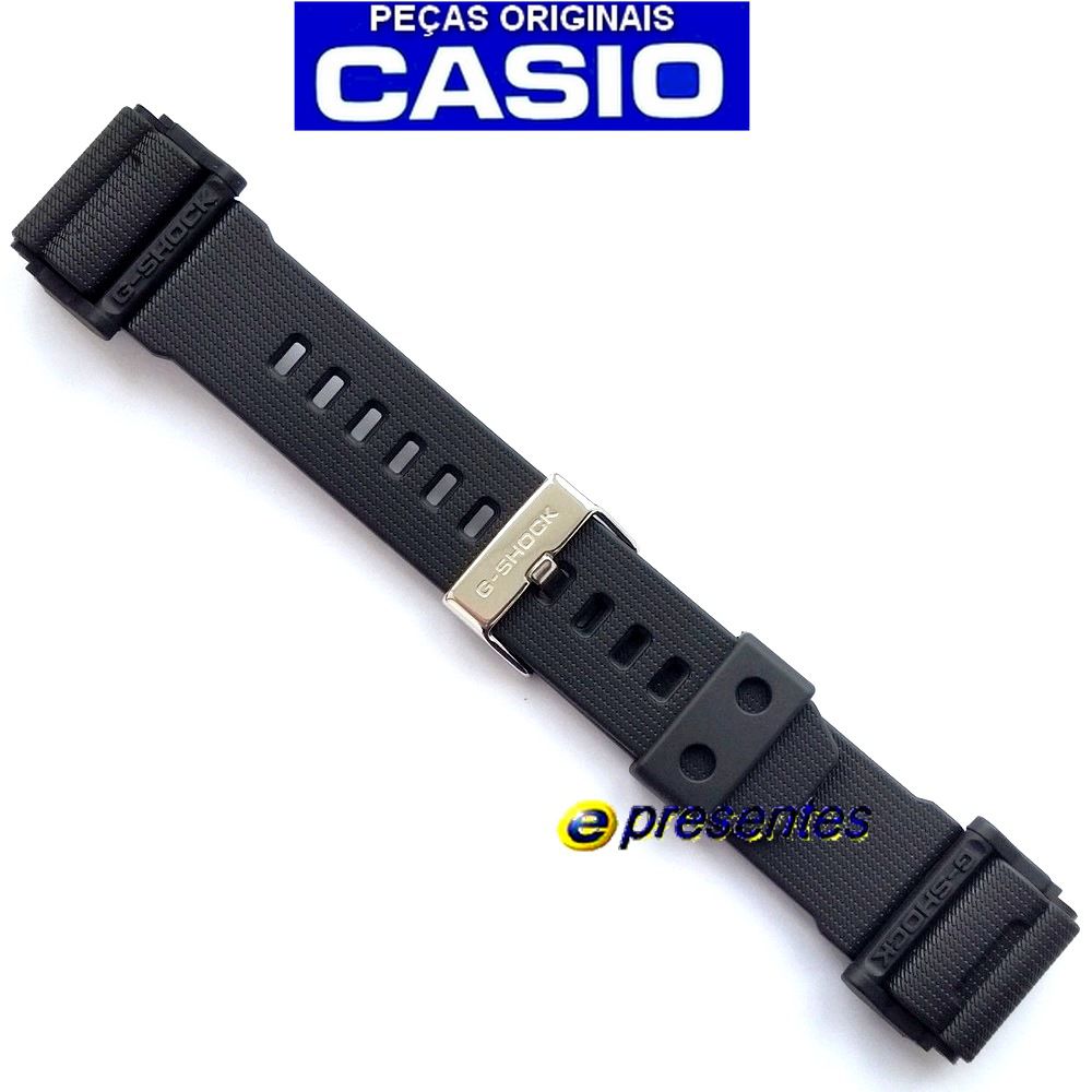  Pulseira Casio G-Shock Original GD-400-1 Resina Preto Fosco *   - E-Presentes