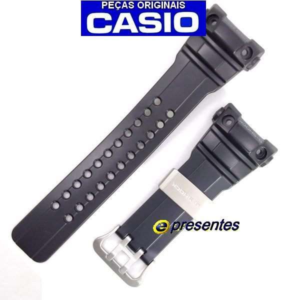 Pulseira Original GWN-1000B Casio G-shock Resina Preta  - E-Presentes