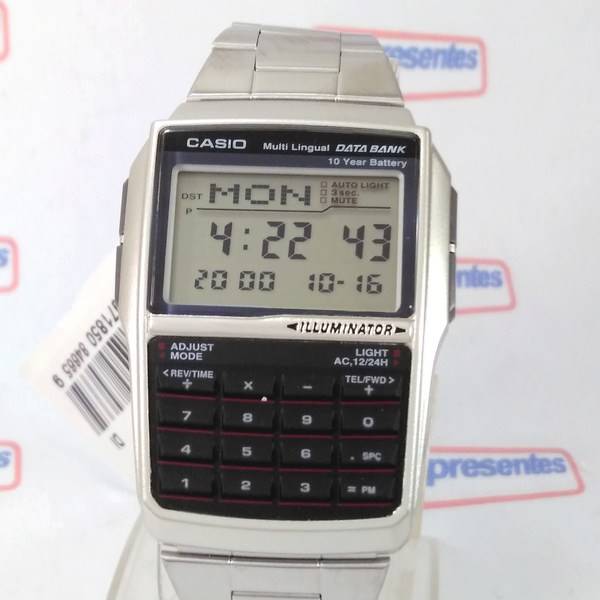 Dbc-32d-1adf Relógio Casio Databank Calculadora 25 Memorias  - E-Presentes