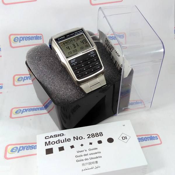 Dbc-32d-1adf Relógio Casio Databank Calculadora 25 Memorias  - E-Presentes