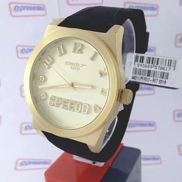 Relógio Feminino Dourado Grande Speedo wr50 Analogico 43mm 64011LPEVDI2  - E-Presentes