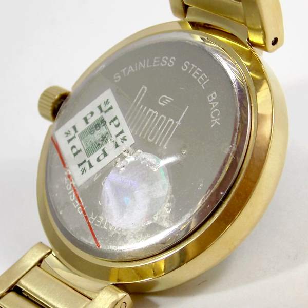 Relógio Feminino Dourado Cristais Swarovsk SW85026B - E-Presentes