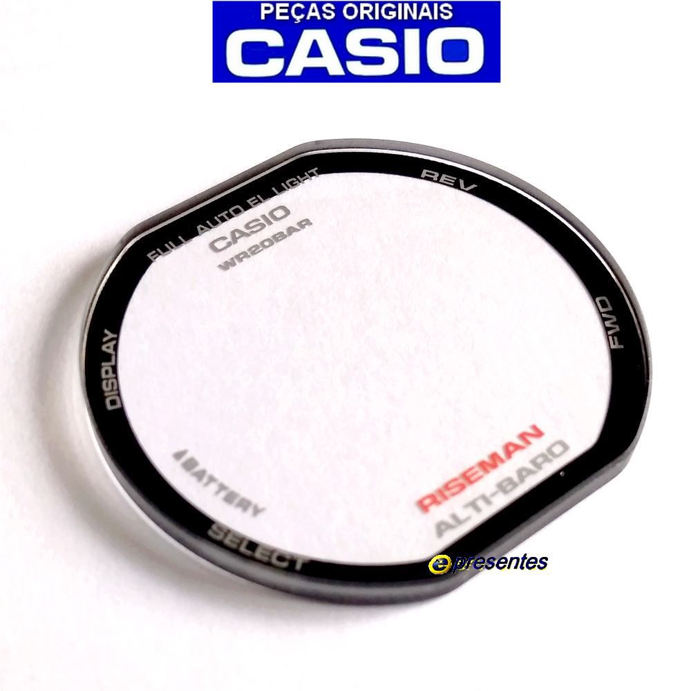 Vidro Mineral Casio G-Shock G-9200R-4 G-9200-1 - Peça 100% Autêntica  - E-Presentes