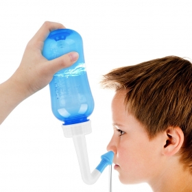 Lavador Nasal Sinusite Higienizador Ducha Lavagem Adulto e Infantil - 300ml