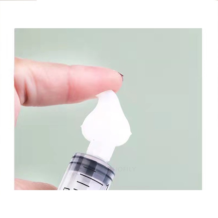 Lavador Nasal Infantil Seringa Limpeza Bico Silicone - 2 Unidades