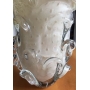 Vaso De Murano Cristal Sao Marcos Perola Com Bolhas