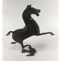 Antiga Escultura Cavalo Bronze Patinado
