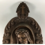 Antiga Escultura Madeira Cristo Parede