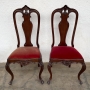 Conjunto 10 Cadeira Antiga Dom Jose Jacaranda Mineiro Veludo