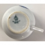 Antigo Par De Xicaras De Cafe Porcelana PII Azul E Branco