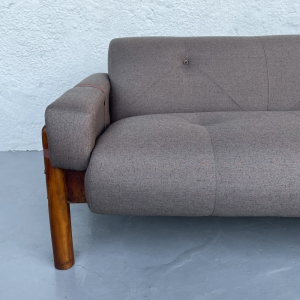 Antigo Sofa Design Anos 60 Madeira Nobre