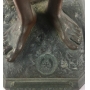 Antoine Bofill Escultura De Bronze Antiga Frances Assinada
