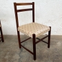 Conjunto 6 Cadeira Antiga Design Anos 60 Jacaranda