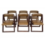 Conjunto 6 Cadeira Antiga Dobravel Oca Sergio Rodrigues Design Anos 60