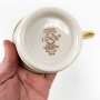 Lindo Conjunto 4 Xicara De Cha Antiga Porcelana Lenox Ouro
