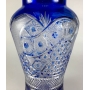 Magnifico Vaso Potiche Cristal Antigo Bohemia 55cm
