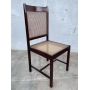 Par Cadeira Antiga Design Anos 60 Jacaranda Palhinha