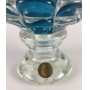 Pinha De Cristal Murano Azul 30cm 