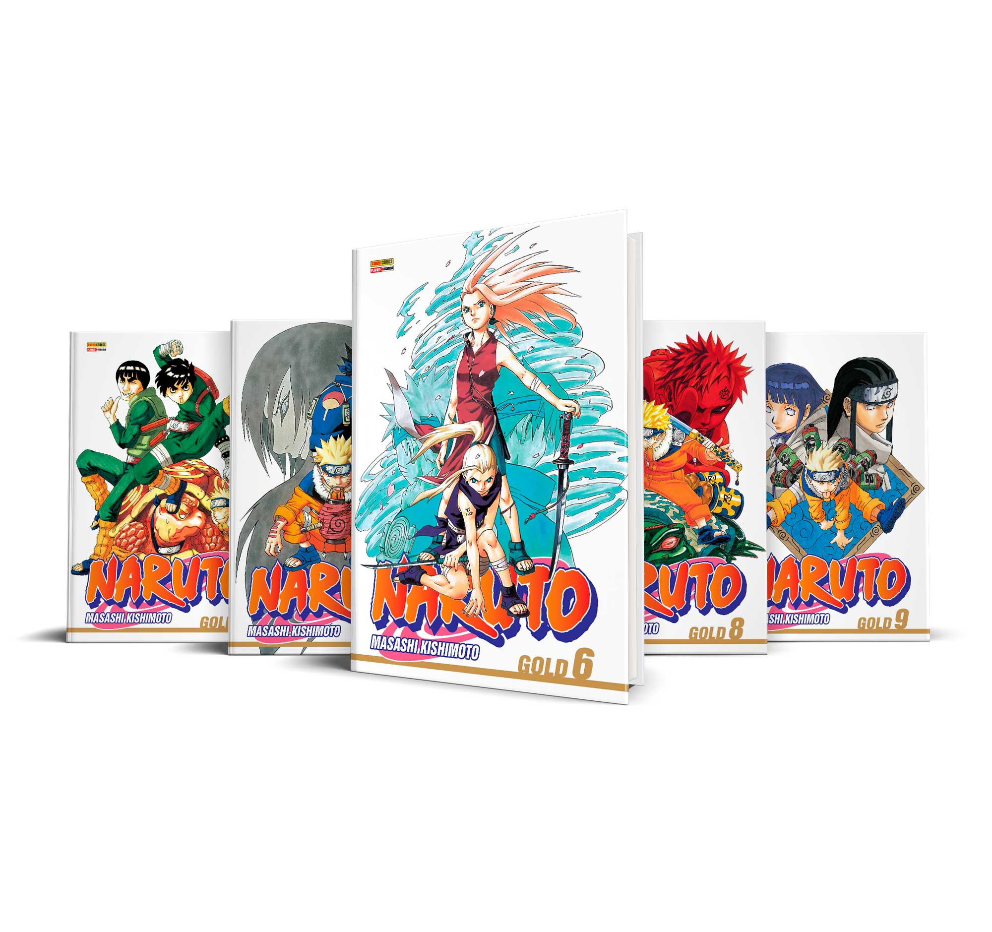 Box Naruto Gold - Vols. 06 ao 10