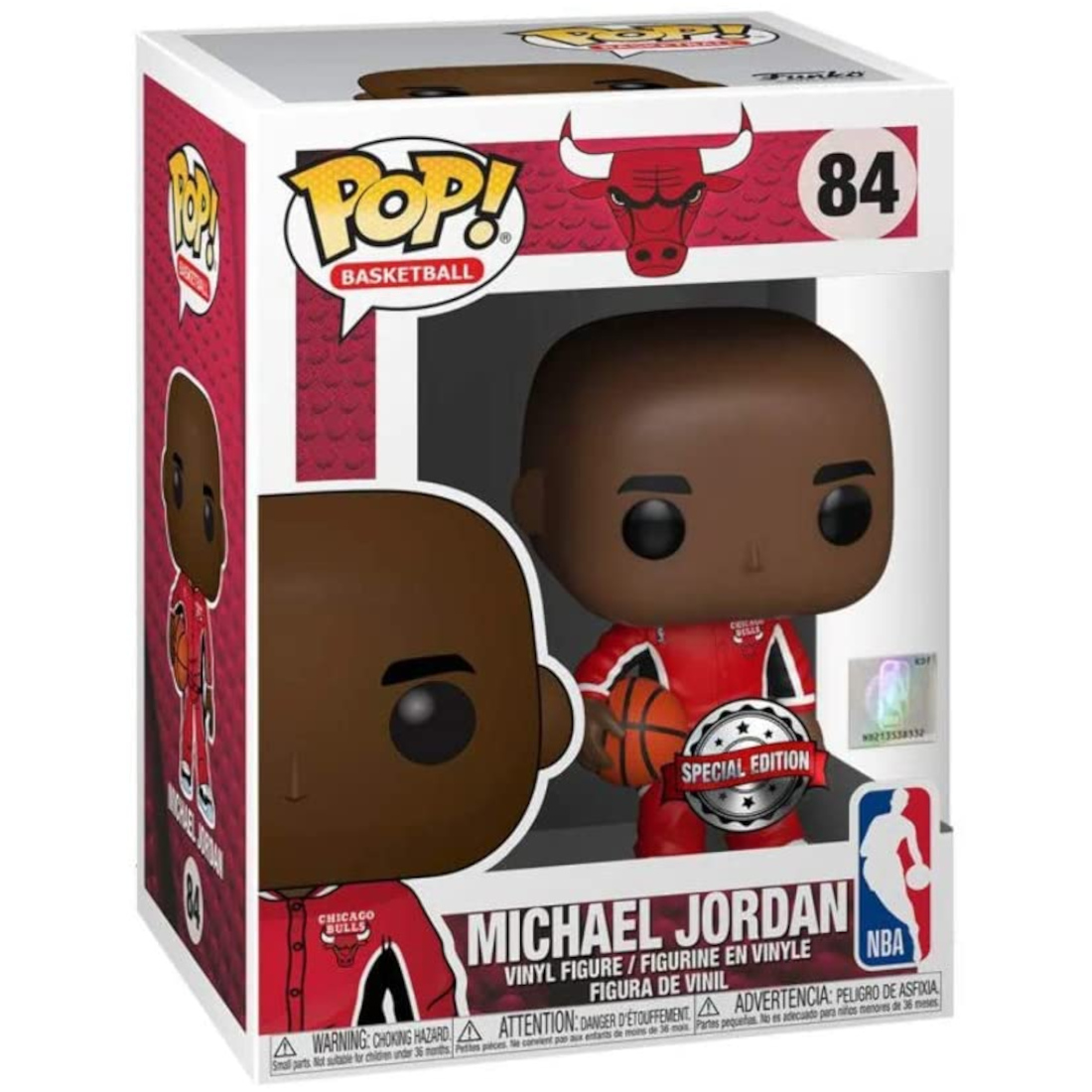 Funko Pop! Basketball Chicago Bulls 84 Michael Jordan Special Edition