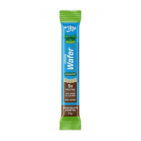 Choco Wafer Vegano Chocolate 25g - Mais Mu