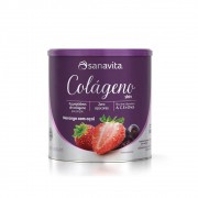 Colágeno Skin Morango com Açaí 300g - Sanavita