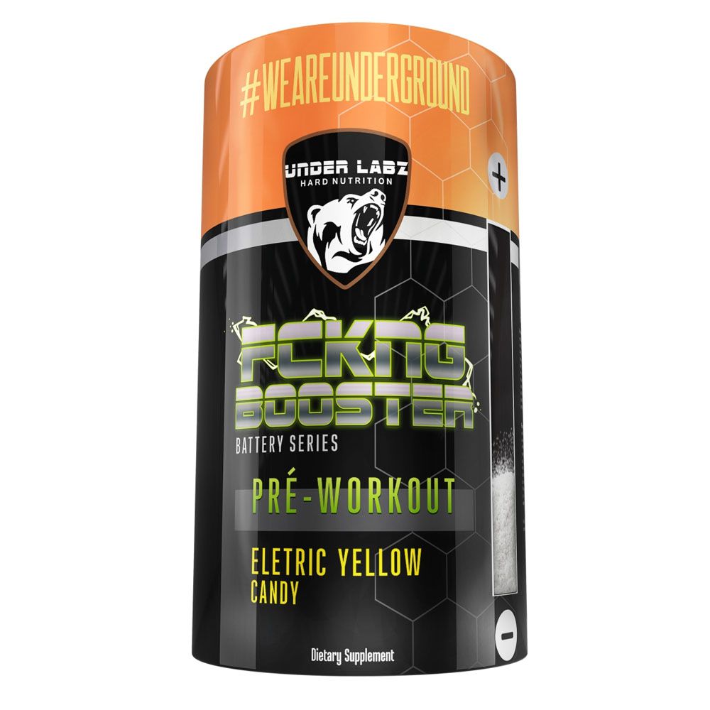FCKNG Booster Eletric Yellow Candy 600g - Under Labz  - KFit Nutrition