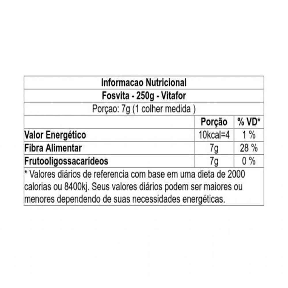 Fibras Fosvita 250g - Vitafor - KFit Nutrition