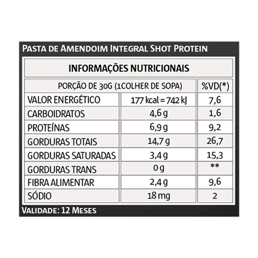 Combo 3 Un Pasta de Amendoim 1kg Shot Vitapower - KFit Nutrition