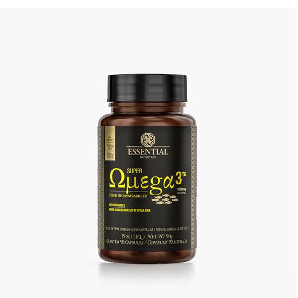Super Omega 3 TG 1G - 90 Caps - Essential Nutririon  - KFit Nutrition