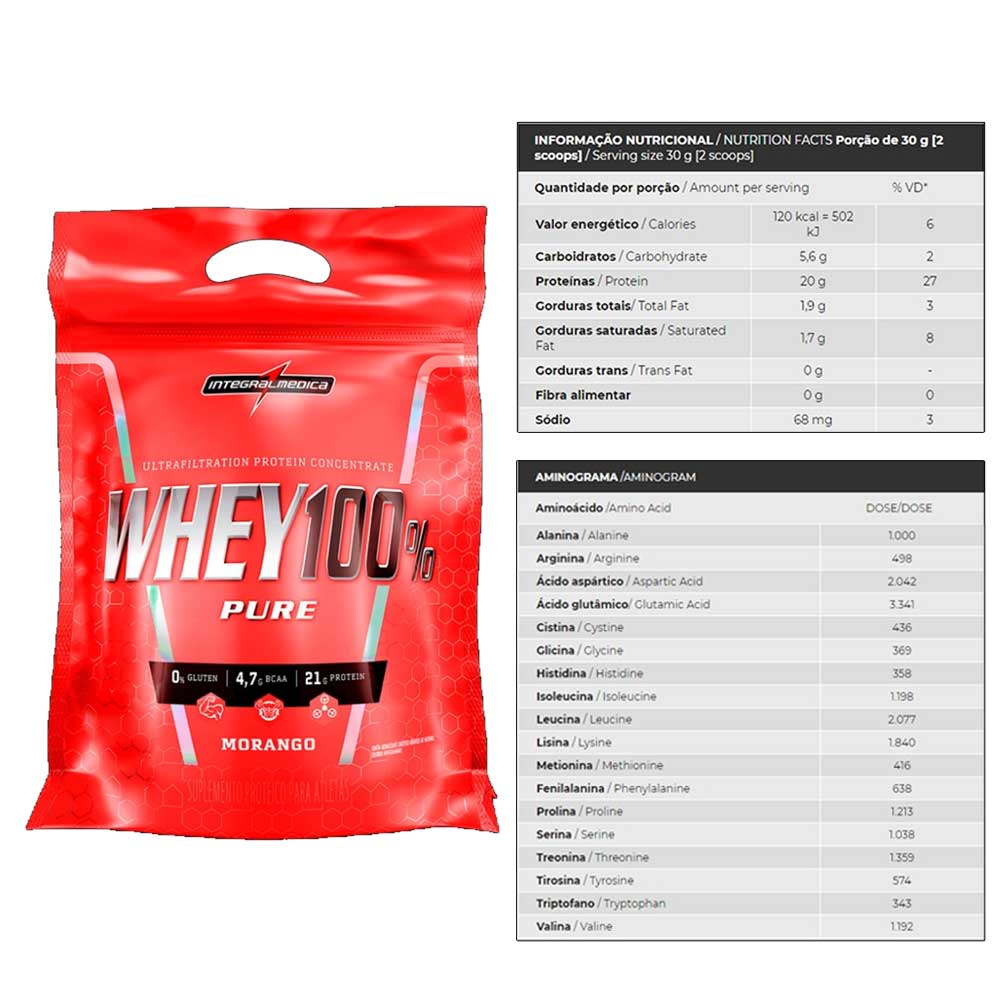 Super Whey 100% 900g Morango + Supercoffee 2.0 220g - KFit Nutrition