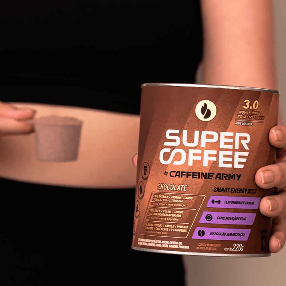 Supercoffee 3.0 Chocolate 220g - Caffeine army - KFit Nutrition