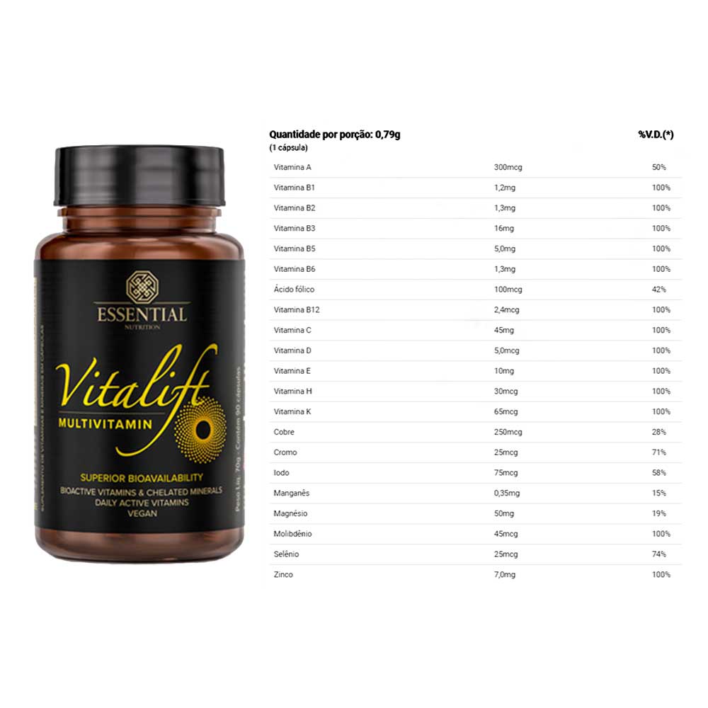 Vitalift 90 Caps - Essential Nutrition  - KFit Nutrition