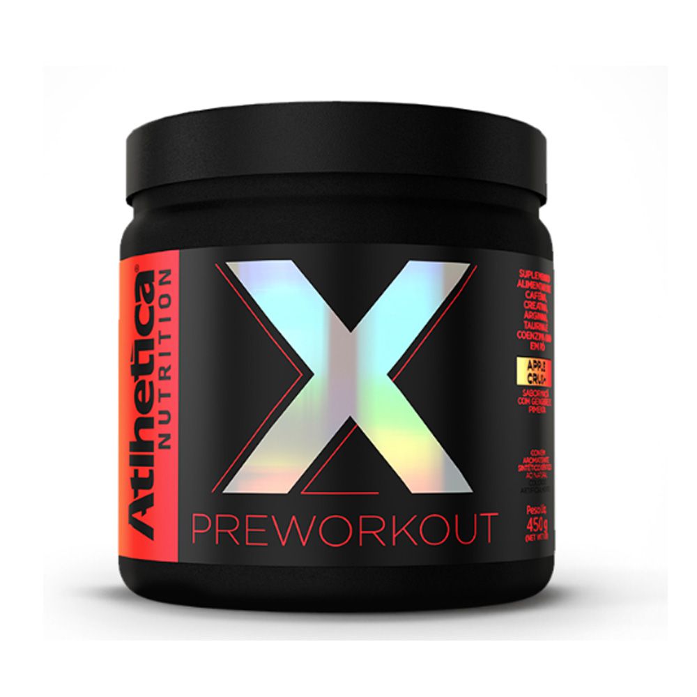 X Pre Workout 450g Apple Crush Atlhetica Nutrition  - KFit Nutrition