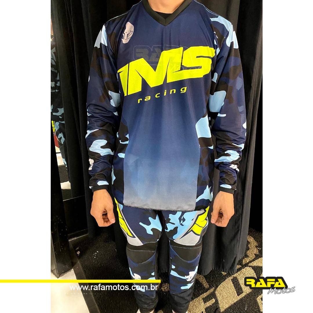 Conjunto Calça + Camisa Ims Trilha Motocross Army