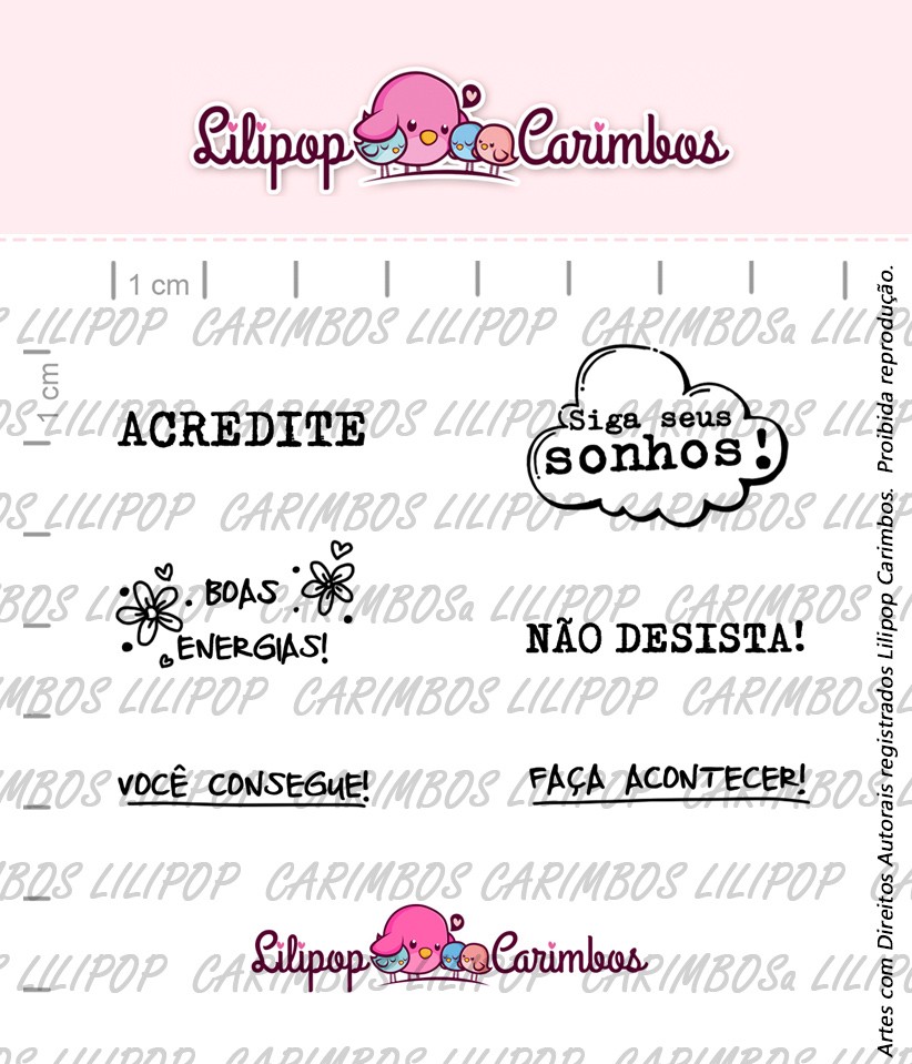 BOX DIÁRIO DA POSITIVIDADE - MINT - Lilipop carimbos