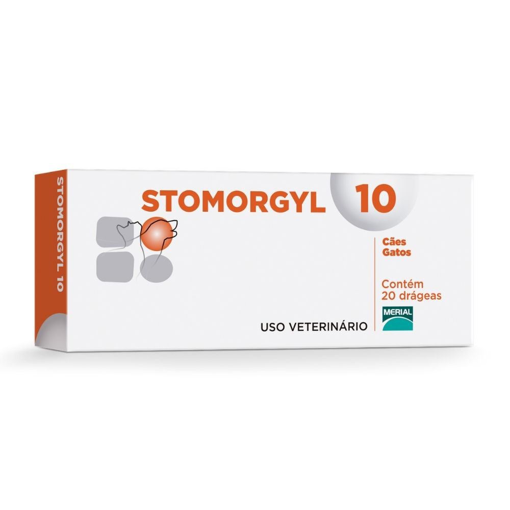 Antibiótico Stomorgyl 10 Boerhinger para Cães e Gatos - 20 Comprimidos