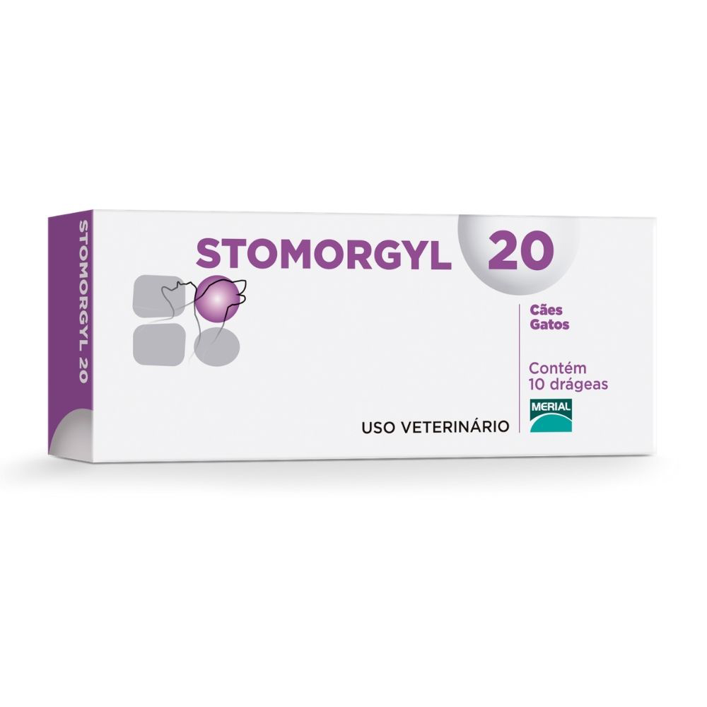 Antibiótico Stomorgyl 20 Boerhinger para Cães e Gatos - 10 Comprimidos