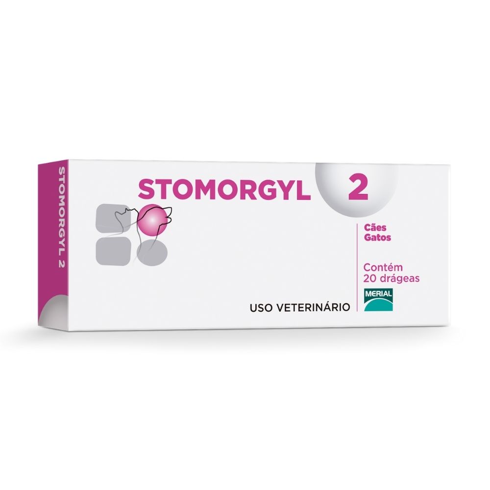 Antibiótico Stomorgyl  2 Boerhinger para Cães e Gatos - 20 Comprimidos