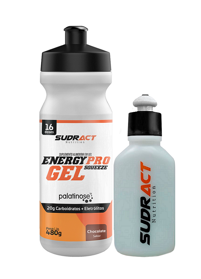 KIT ENERGY PRO GEL SQUEEZE 0.480KG + 1 SQUEEZE 100ML - SUDRACT NUTRITION