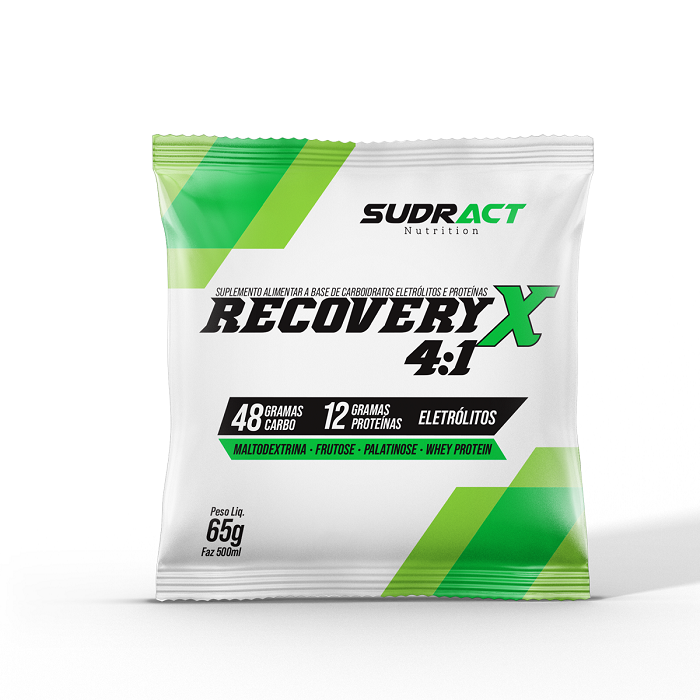 Recovery X 4:1 10 sachês de 65g - Sudract Nutrition