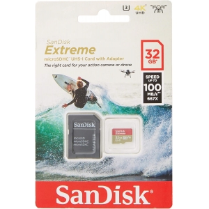 Cartao SanDisk Micro SD 32GB Extreme Classe 10 SDSQXAF-032G-GN6AA