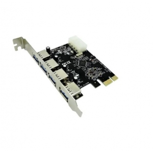 Placa PCI-E USB 3.0 5gbps 4 Portas
