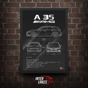 QUADRO/POSTER MERCEDES-BENZ A35 AMG LAUNCH EDITION
