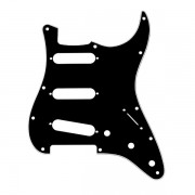 Escudo Fender para Guitarra Strato SSS Preto