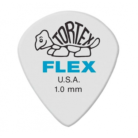 Palheta Tortex Flex Jazz III 1,0 mm Branca Dunlop