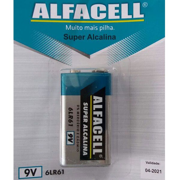 Bateria Alfacell 9v Alcalina